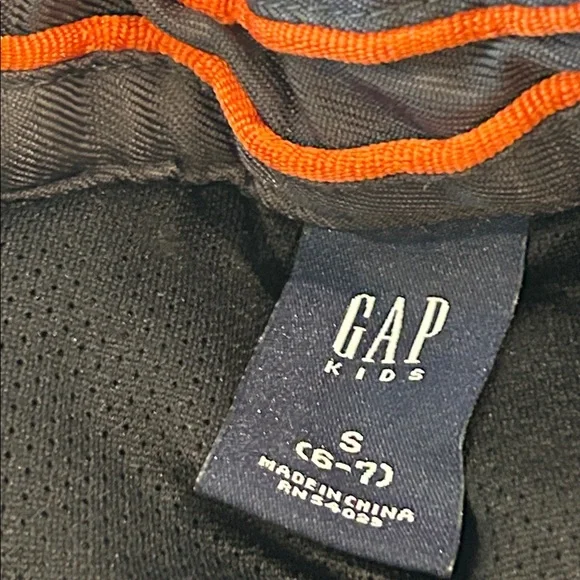 Gap Kids Snow/Ski Pants Boys/Girls Gray/Orange Adjustable Waist Many Pockets 6/7 - Picture 7 of 11